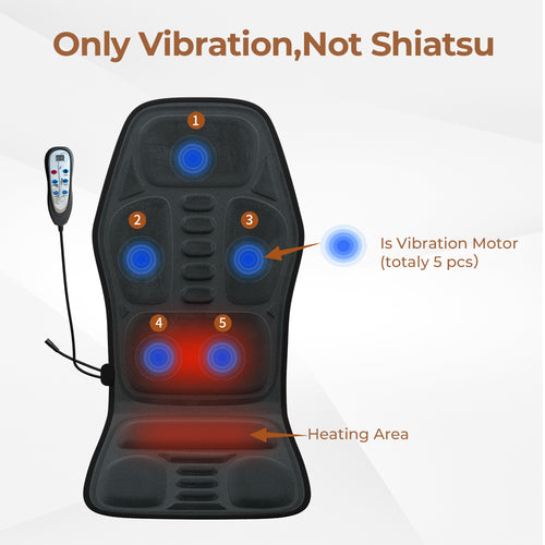 Elektrisches Massagekissen für Nacken & Rücken – Knetmassage mit Wärme, 9 Modi & Timer