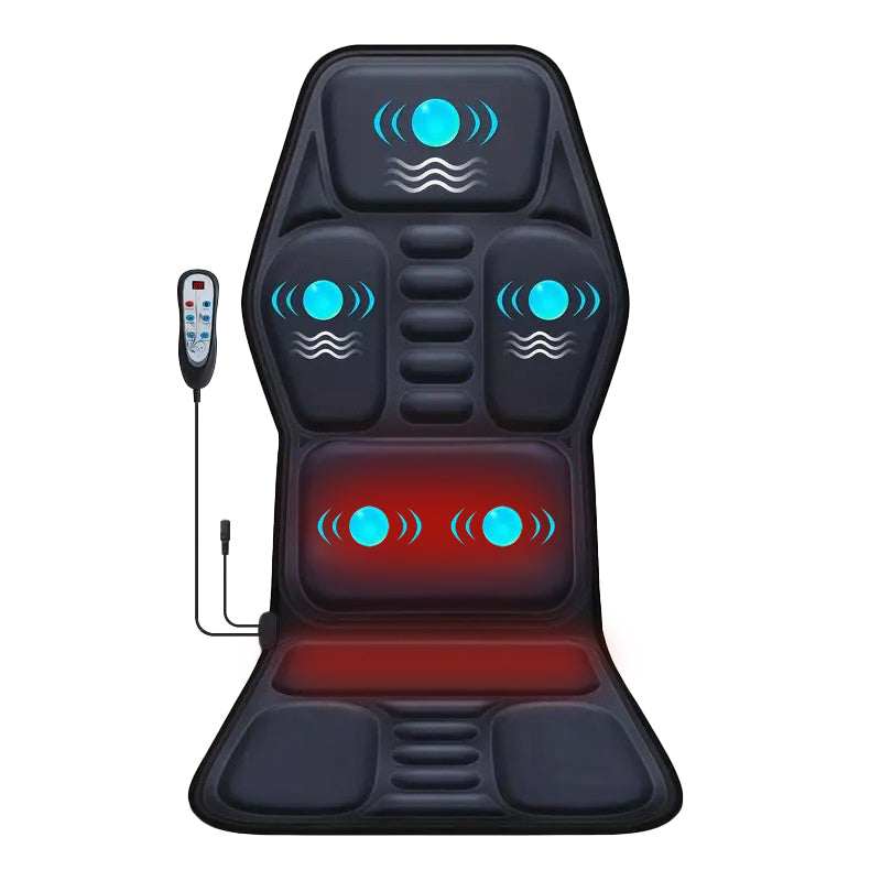 Elektrisches Massagekissen für Nacken & Rücken – Knetmassage mit Wärme, 9 Modi & Timer